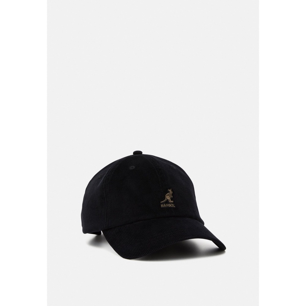 Kangol Cord Baseball Cap Black Corduroy Adjustable Hat